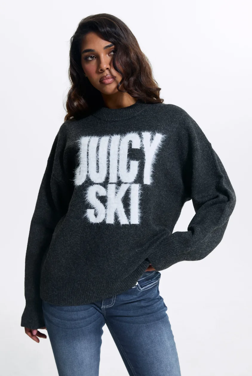 Charcoal Juicy Ski Knit Jumper - M / Black: the shop's own photo