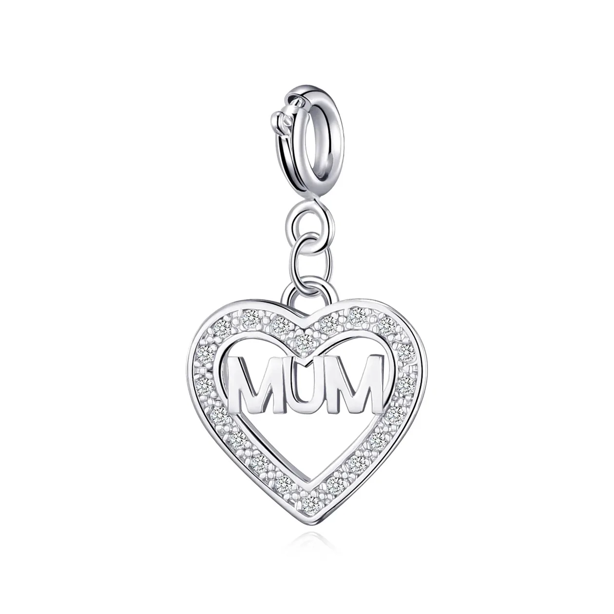 Clip on Family and Birthday Charms Created with Zircondia® Crystals: the shop's own photo