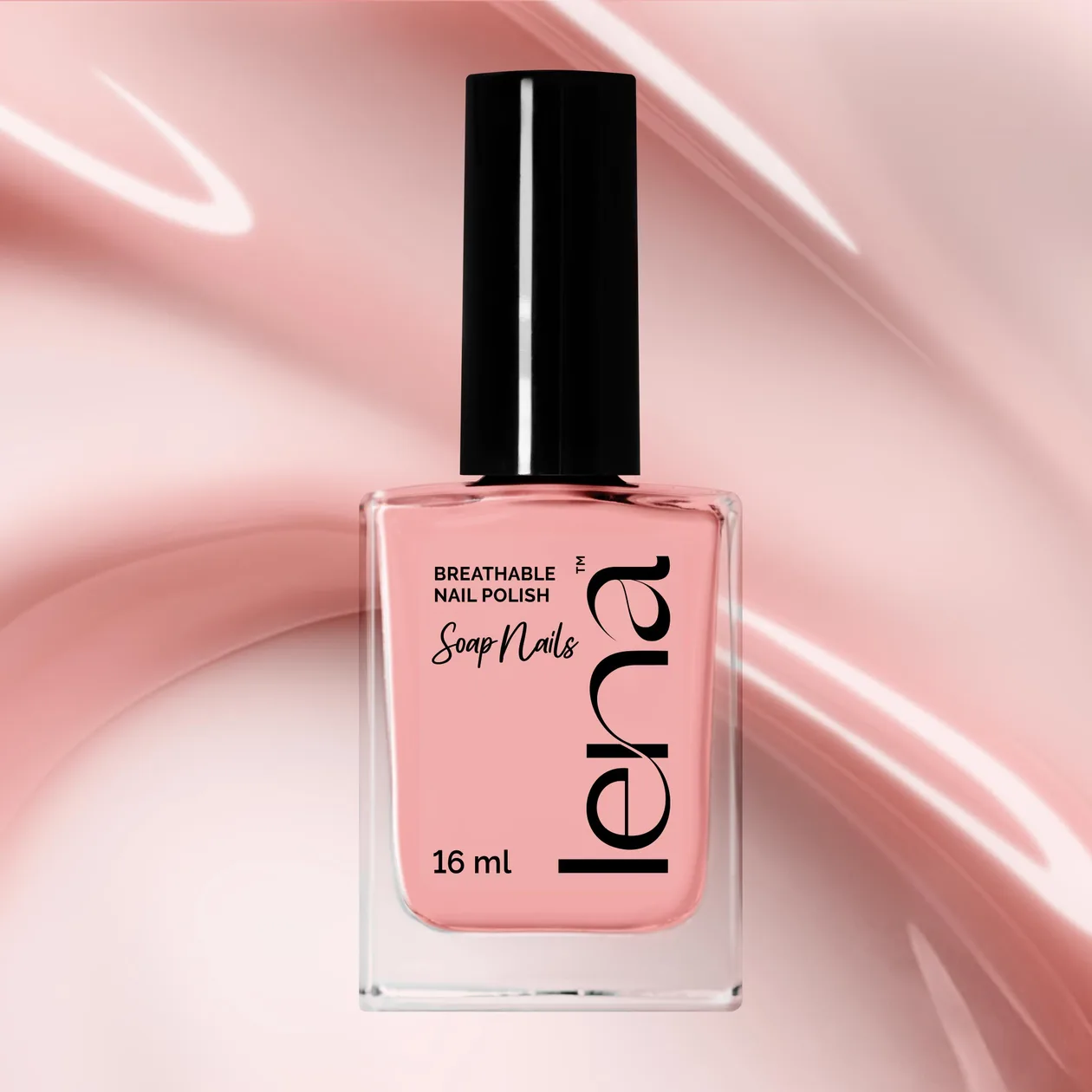 LENA Soap Nails – Breathable Nail Polish - Pink Before You Speak - SN08: the shop's own photo