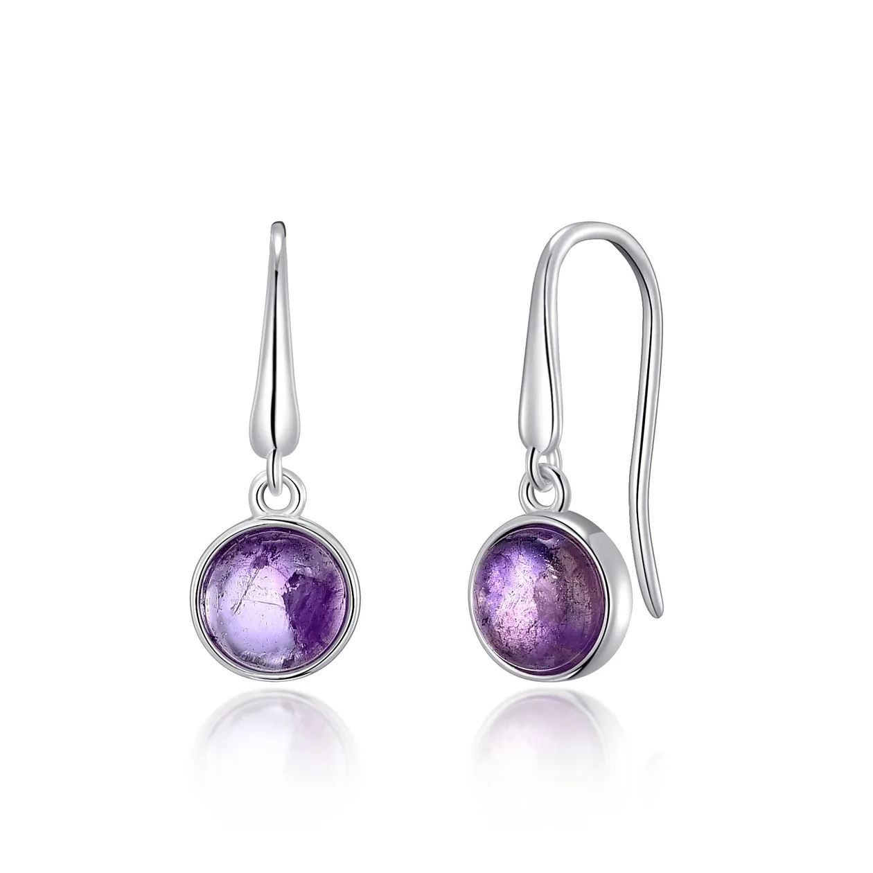 Amethyst Drop Earrings: the shop's own photo