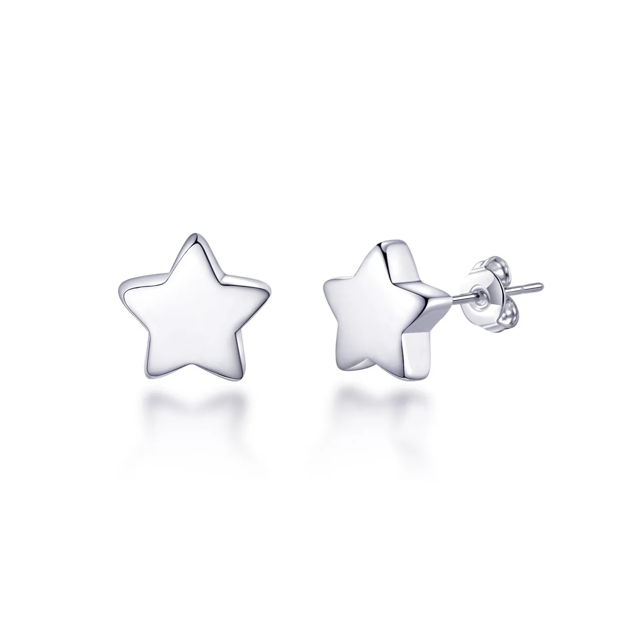Sterling Silver Stud Earrings - Star: the shop's own photo