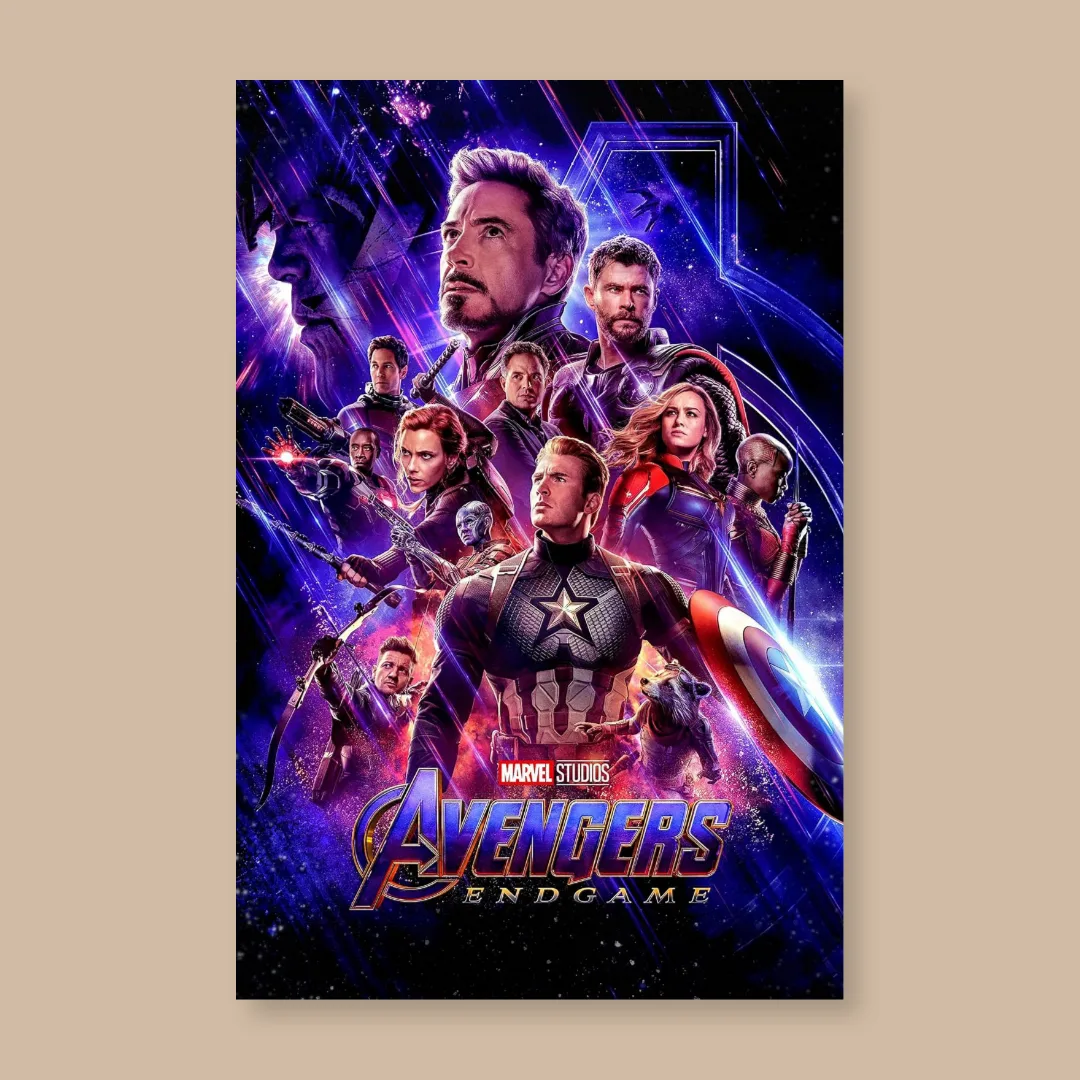 Avengers Endgame A3 Poster: the shop's own photo