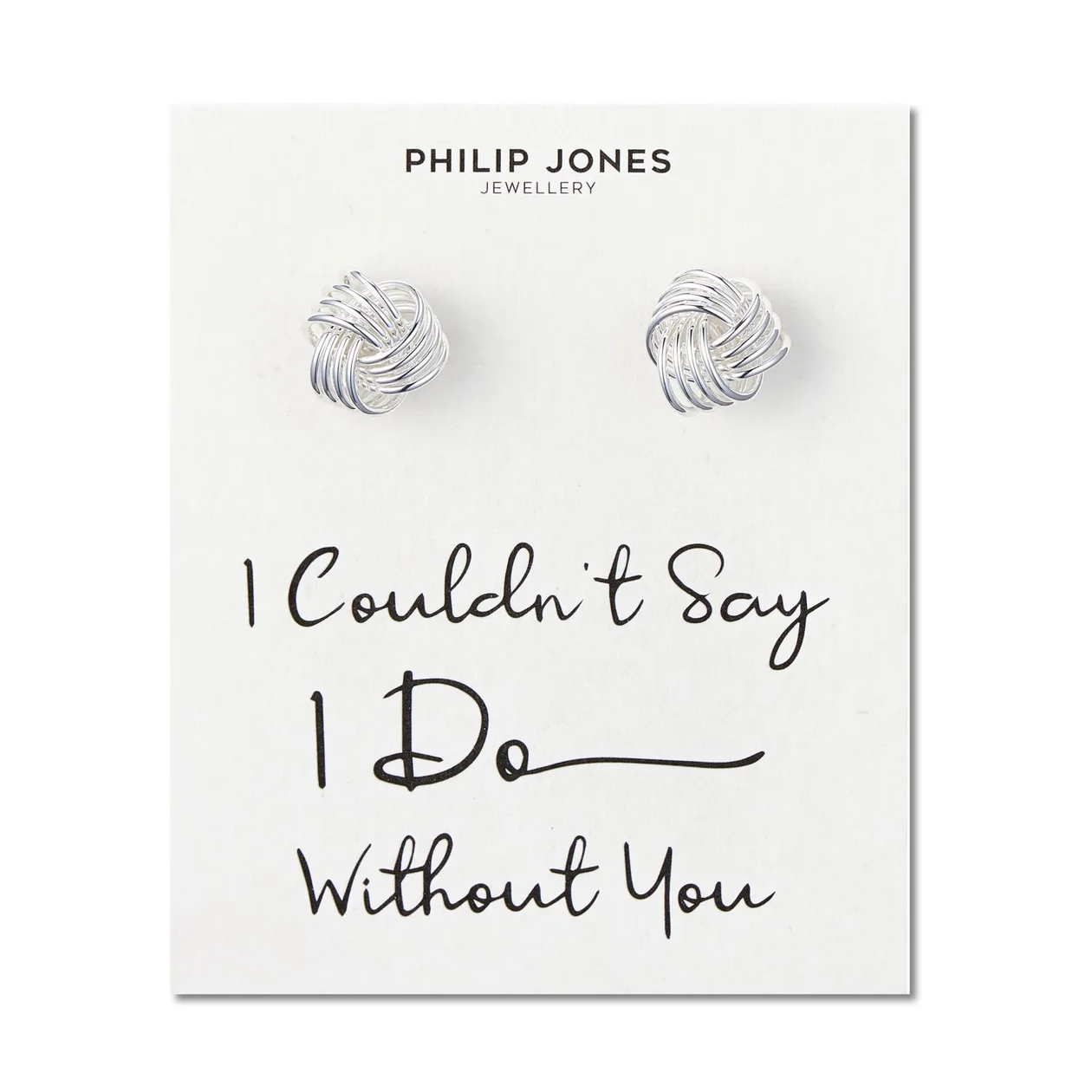 I Couldn't Say I Do Without You Wedding Knot Cufflinks: the shop's own photo