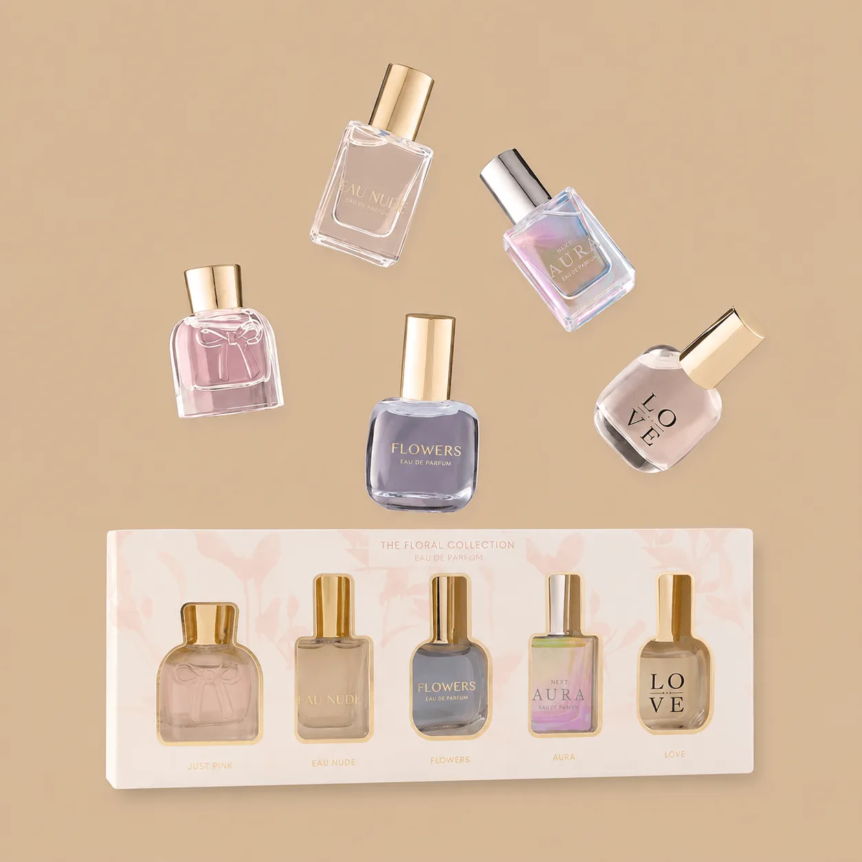NEXT Mini Floral Perfume Set: the shop's own photo