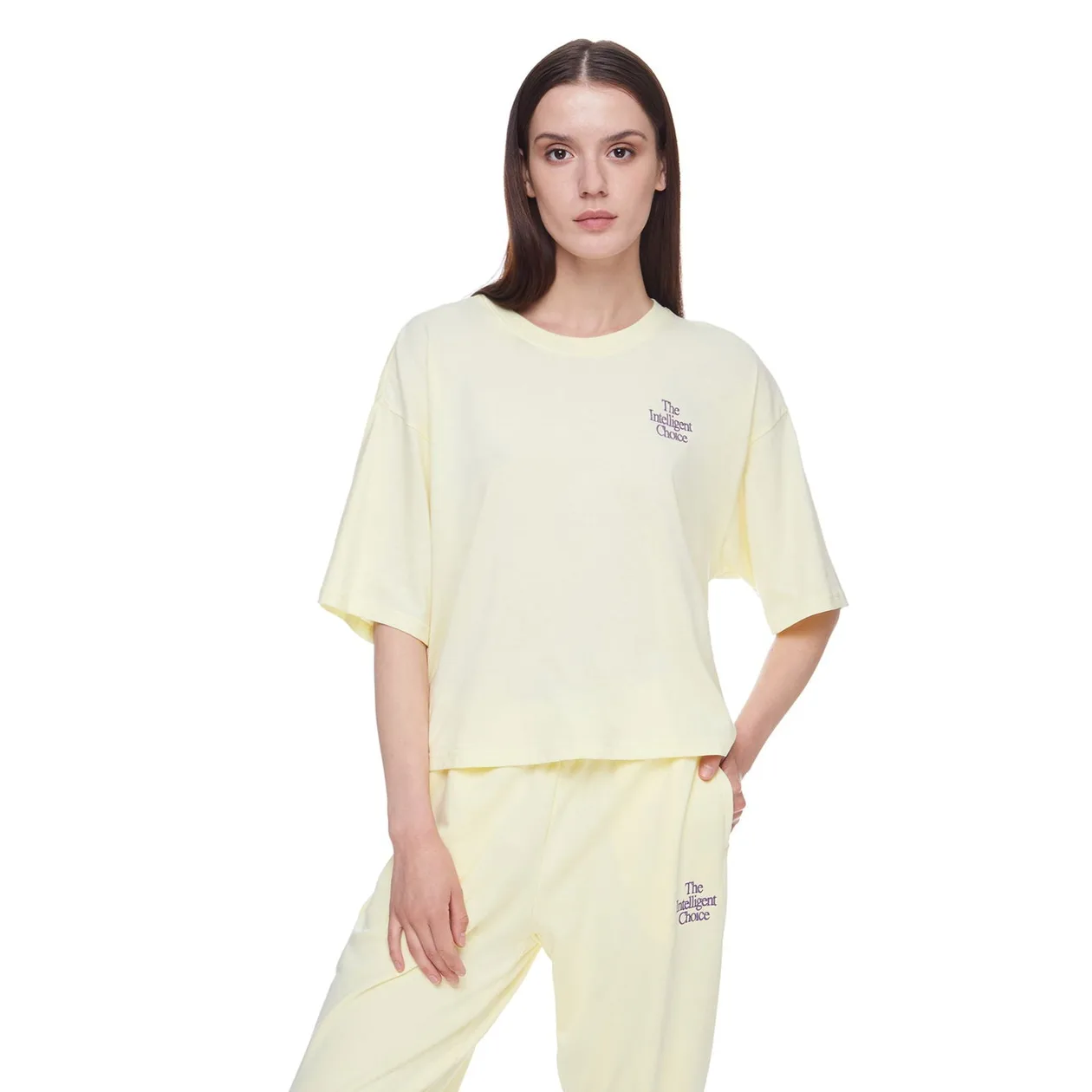 New Balance Womens Athletics Intelligent Choice Tee - Saturn Yellow | Size: M: the shop's own photo