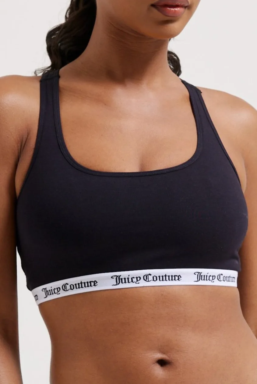 BLACK COTTON BRALETTE - XXS / Black: the shop's own photo