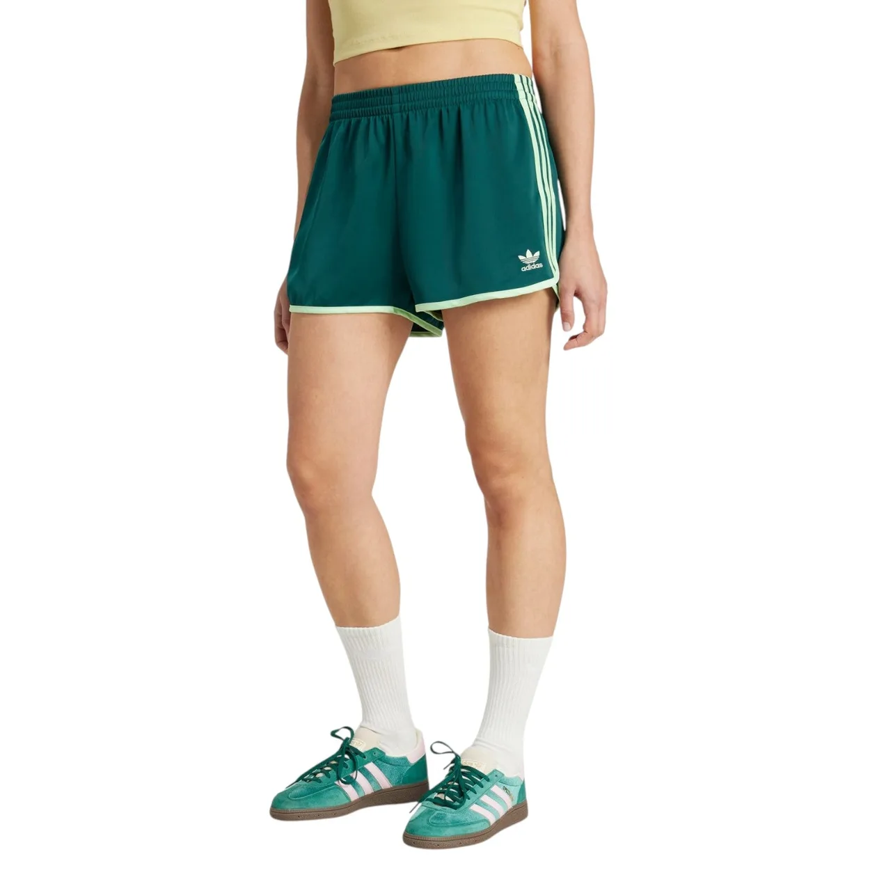 adidas Originals Adicolor 3-Stripes Sprinter Shorts - Collegiate Green | Size: 2XL: the shop's own photo