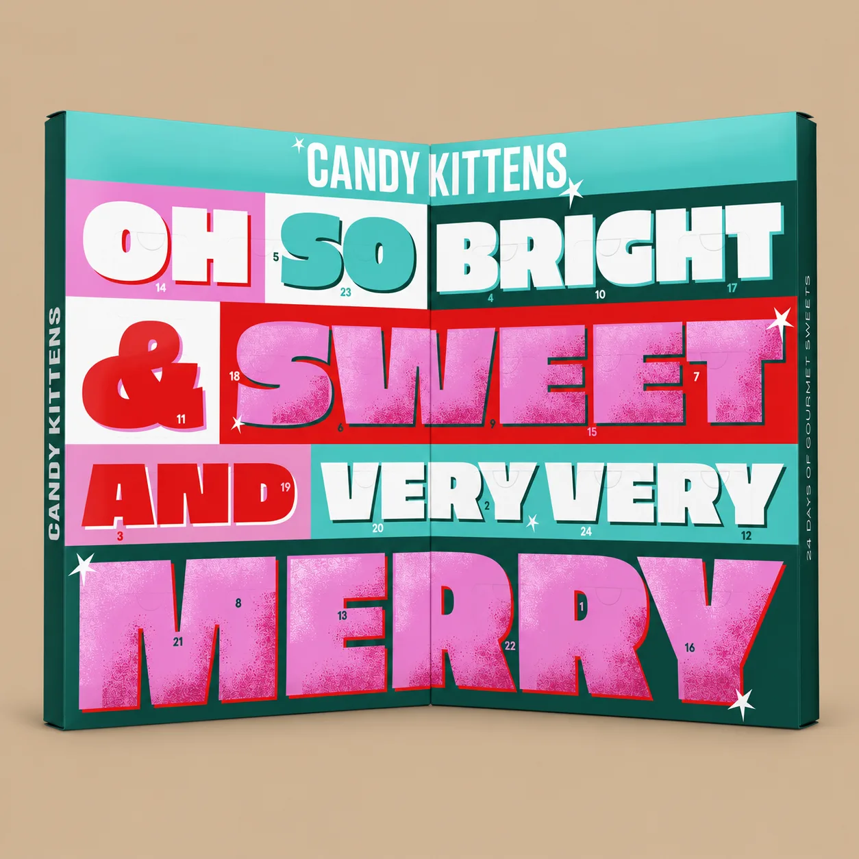 Candy Kittens Vegan Sweets Advent Calendar: the shop's own photo