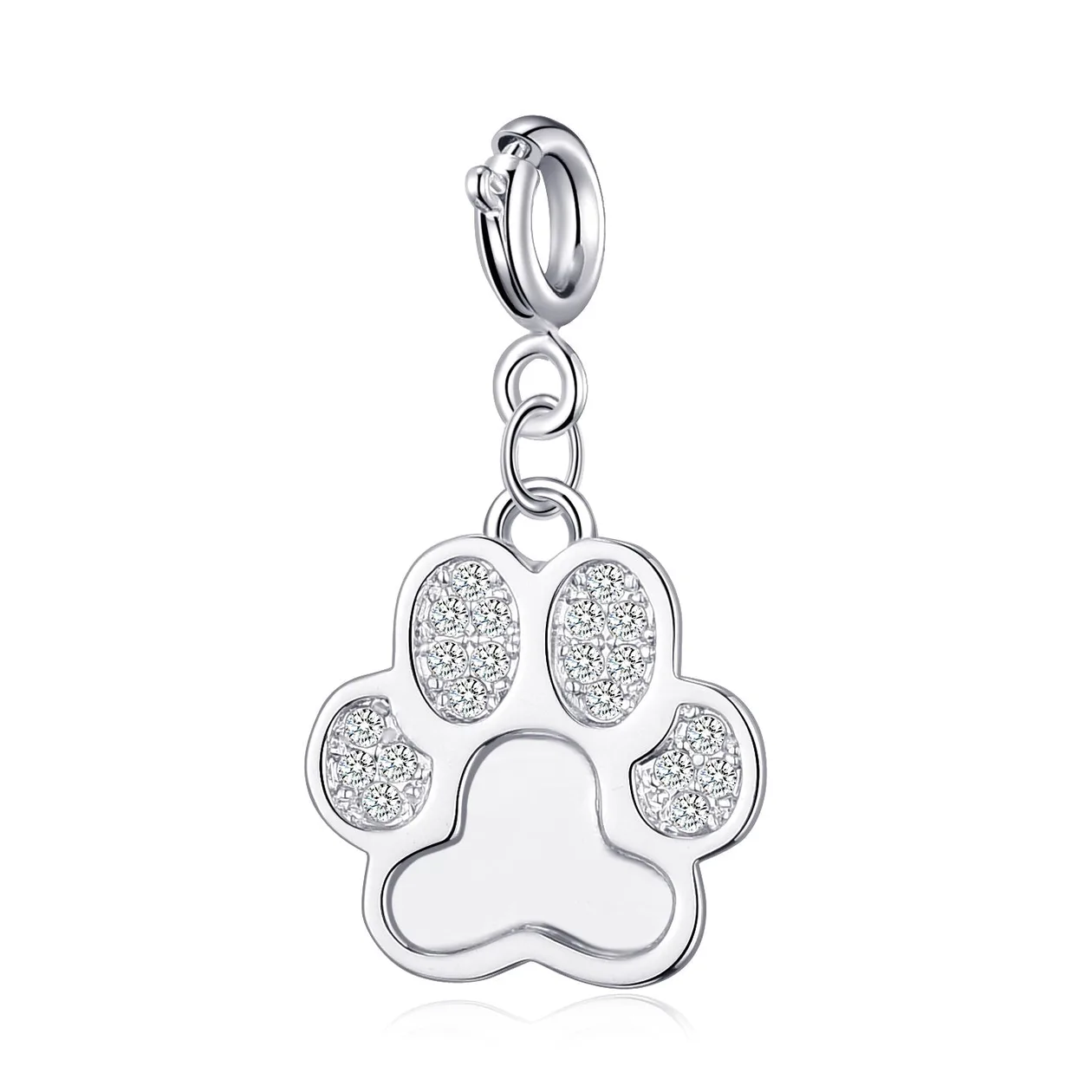 Clip On Charms Created with Zircondia® Crystals: the shop's own photo