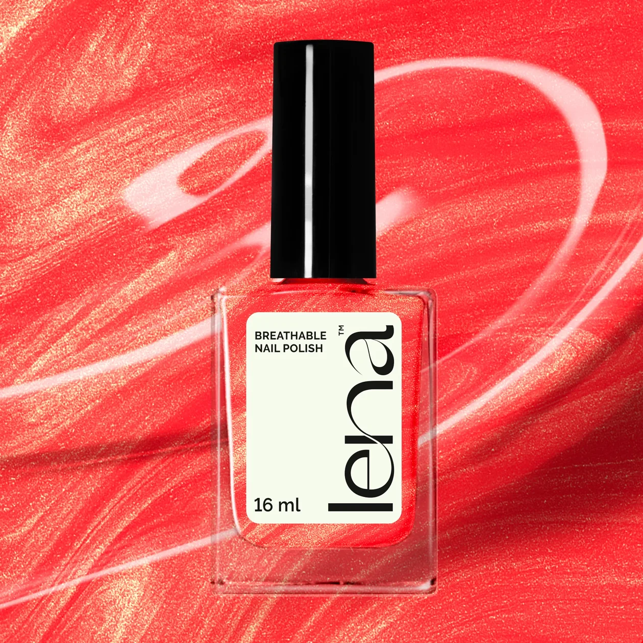 LENA Breathable Nail Polish - Raspberry Rukhsati - LE323: the shop's own photo