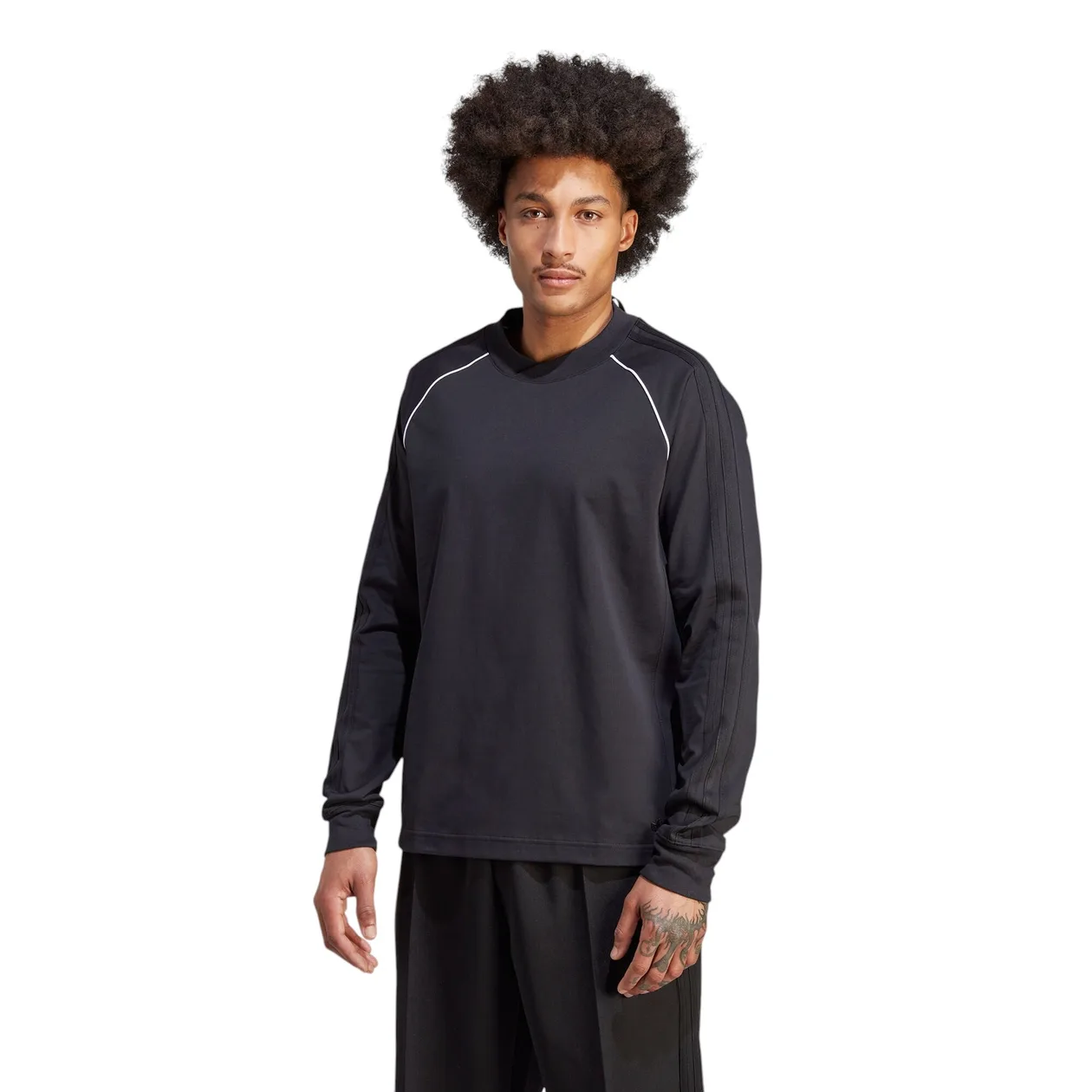 adidas Originals Blue Version SST Long Sleeve Tee - Black | Size: S: the shop's own photo