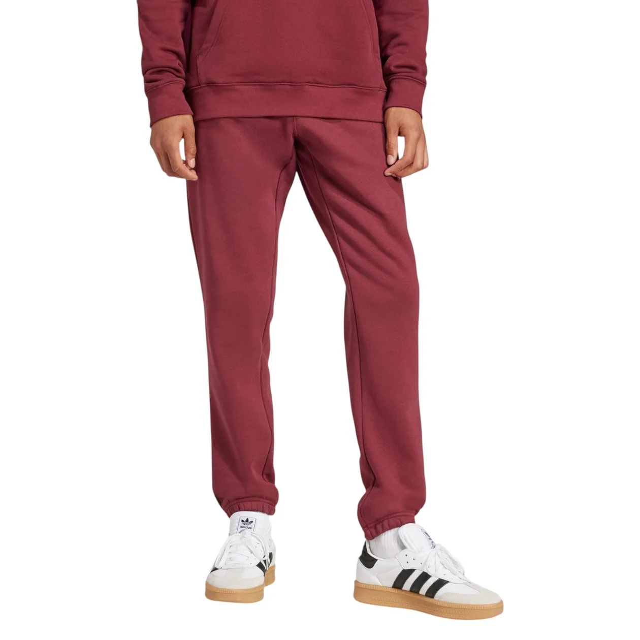 adidas Originals Trefoil Essentials Joggers - Shadow Red | Size: XS: the shop's own photo