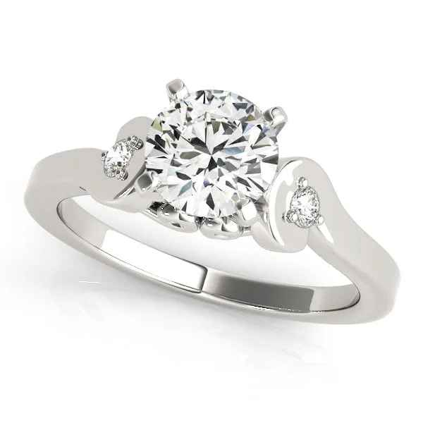 Lab-Grown Diamond 3-Stone Halo Engagement Ring For Women - 18k Yellow Gold / 0.50 Carat: the shop's own photo