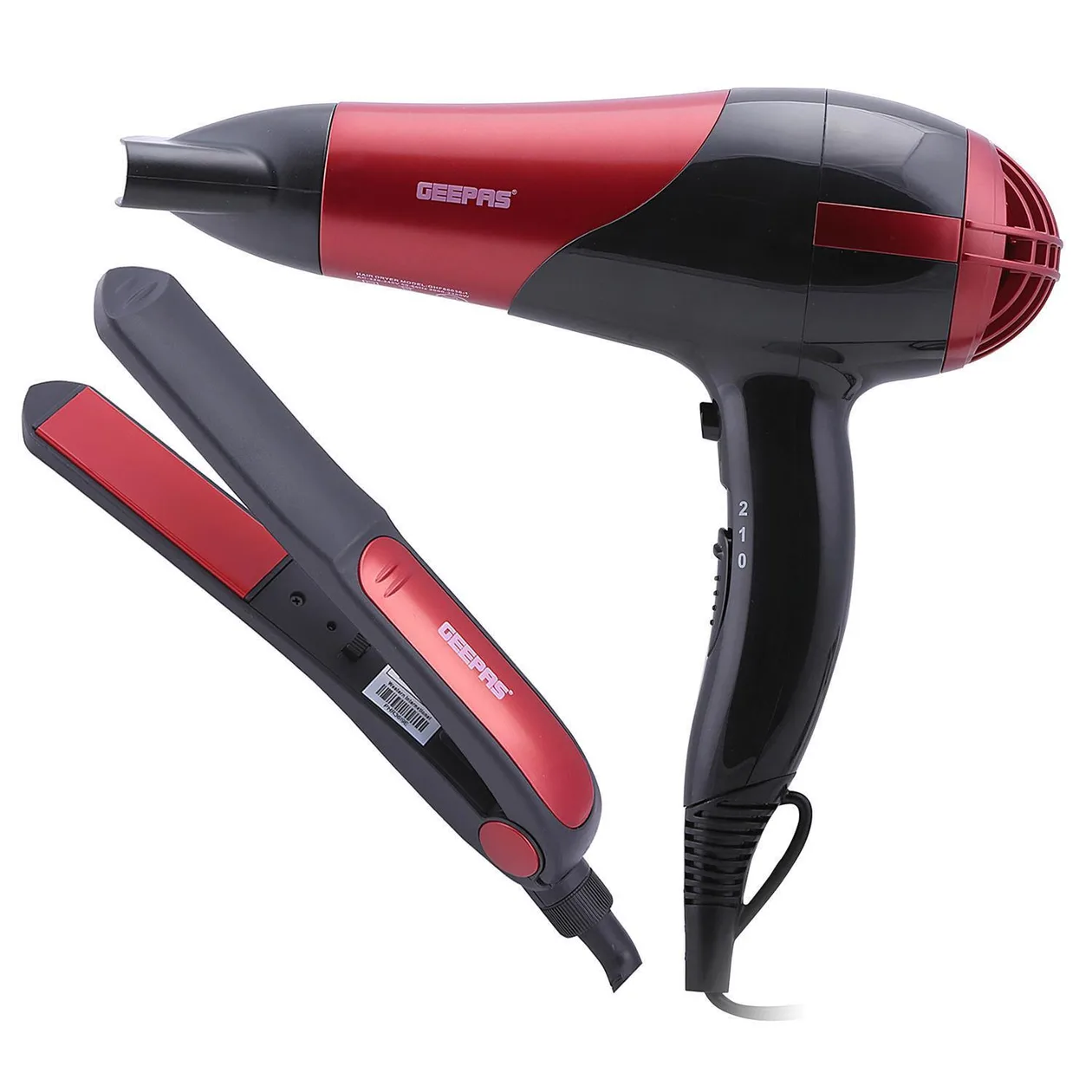 2-in-1 Hair Dryer & Hair Straightener Combo Styling Gift Set: the shop's own photo