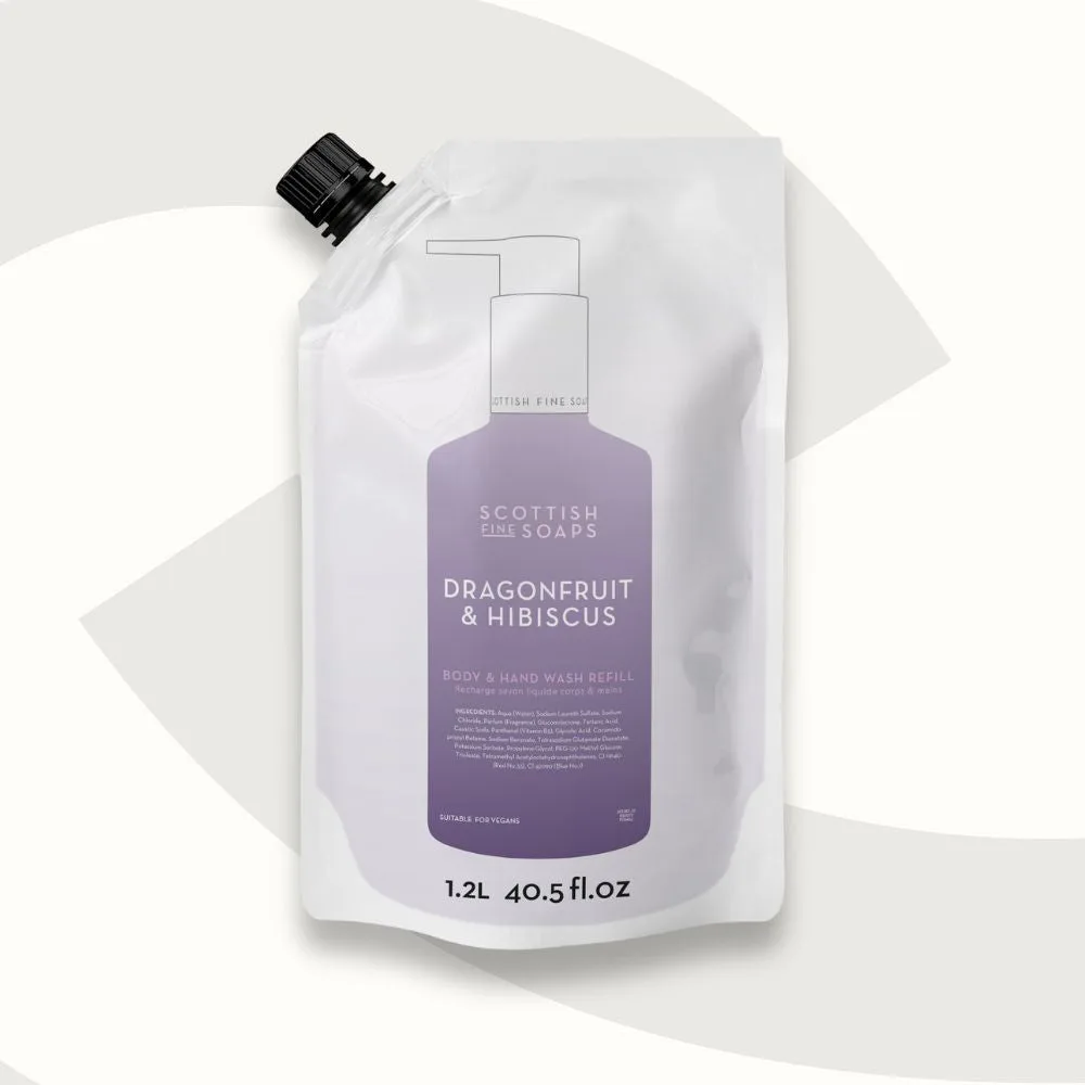 Dragonfruit & Hibiscus Body & Hand Wash 1.2L Refill: the shop's own photo