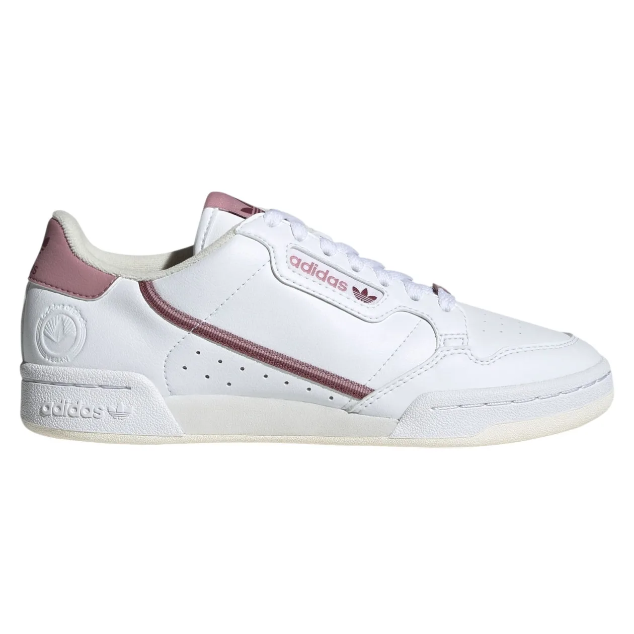 adidas Originals Women's Continental 80 Vegan Shoes - White / Mauve | Size: 3.5: the shop's own photo