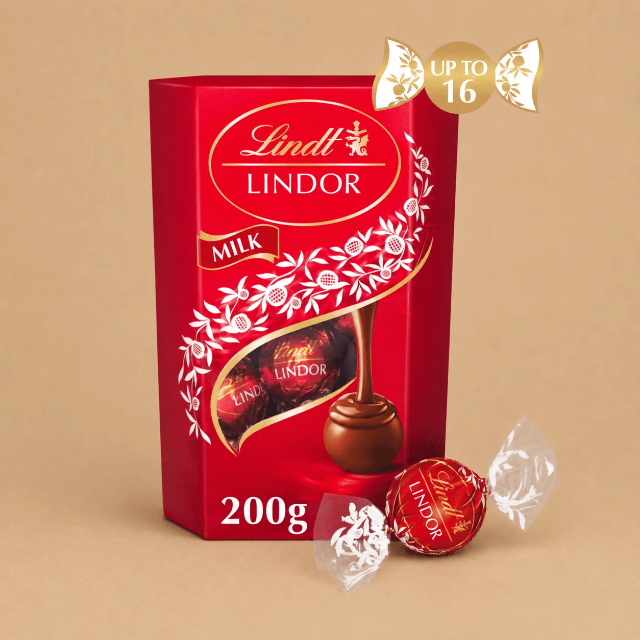 Lindt Lindor Milk Chocolate Truffles Gift Box: the shop's own photo