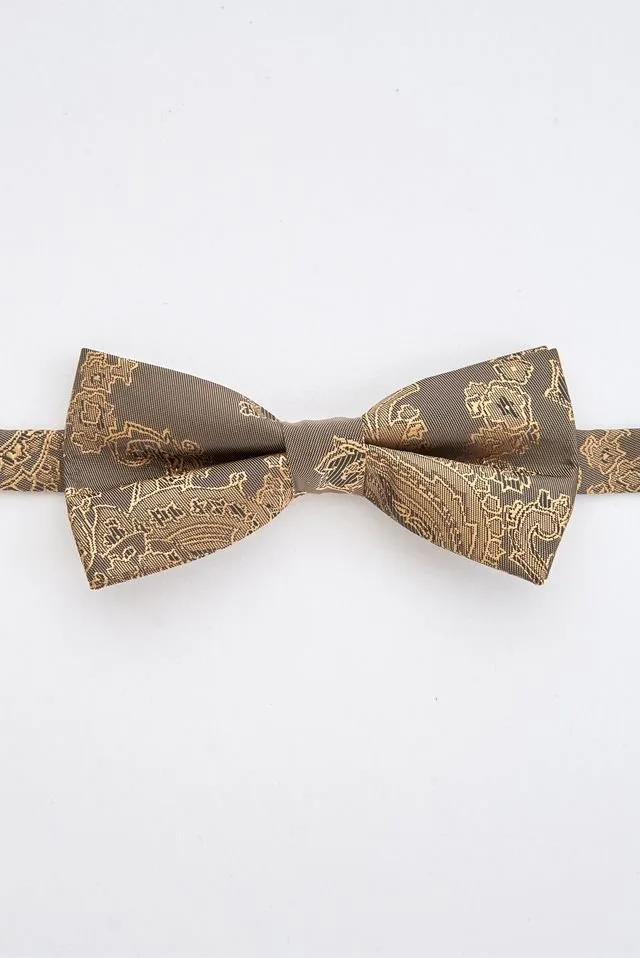 Junior Bronze Paisley Bow Tie: the shop's own photo