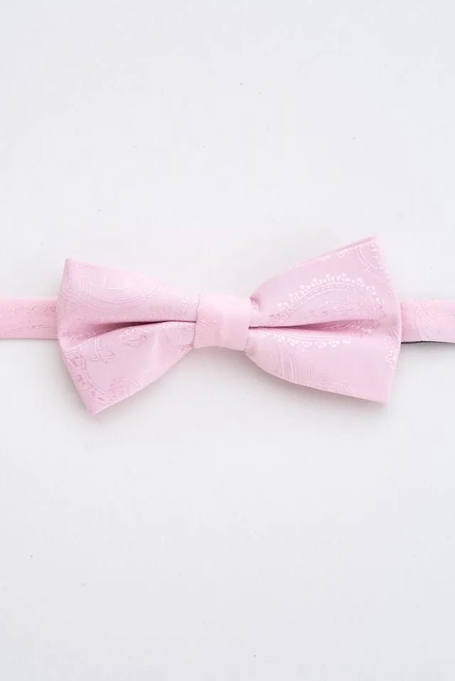 Junior Light Pink Paisley Bow Tie: the shop's own photo