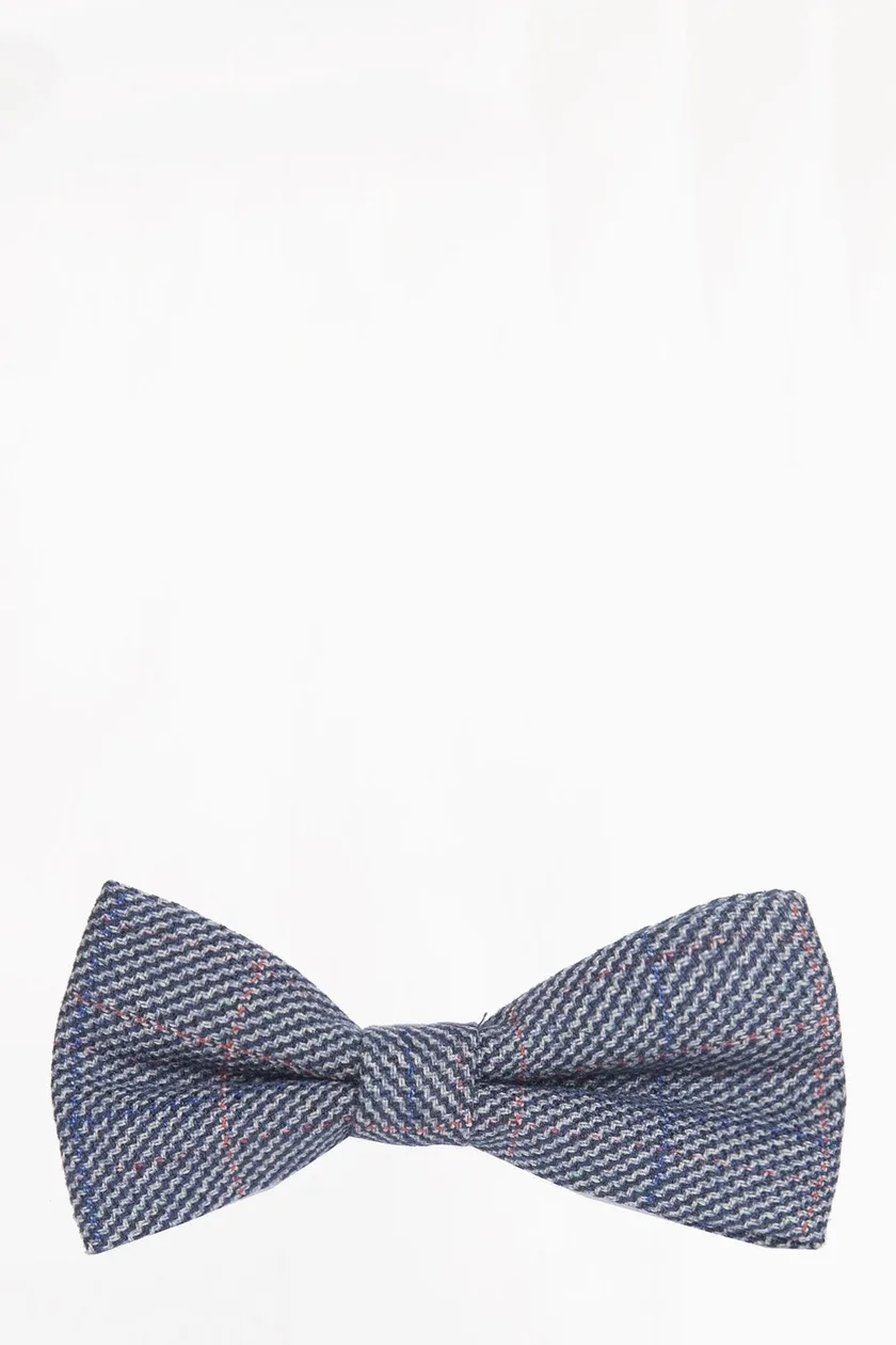 Hilton Blue Tweed bow tie: the shop's own photo