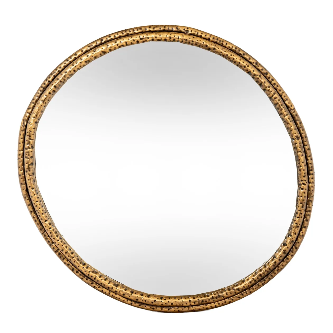 Nahla Small Mirror With Dimpled Frame: the shop's own photo