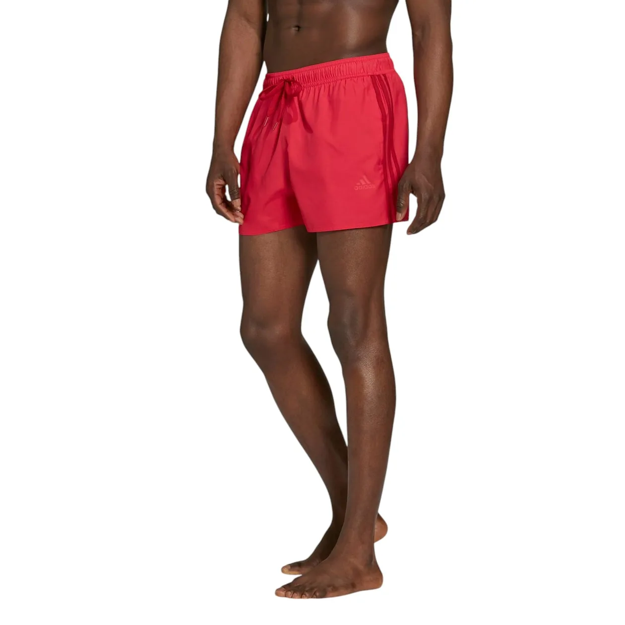 adidas Classic 3-Stripes Swim Shorts - Power Pink / Team Victory Red | Size: XS: the shop's own photo