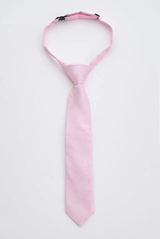 Junior Pink Paisley Tie: the shop's own photo