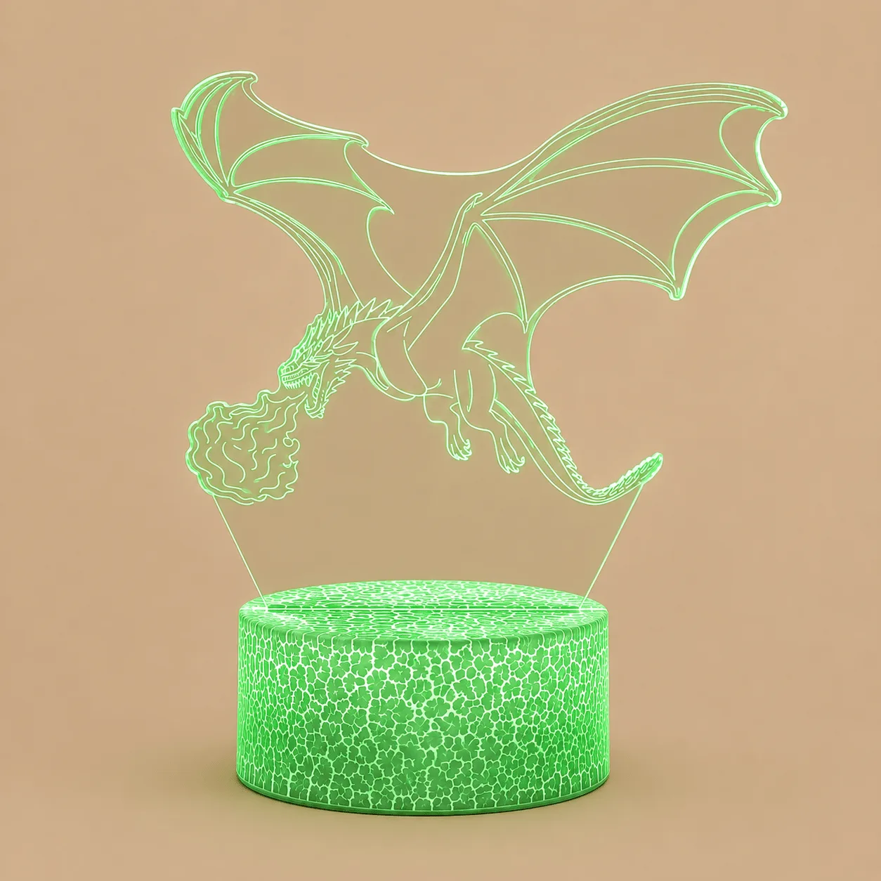 3D Flying Dragon Night Light: the shop's own photo