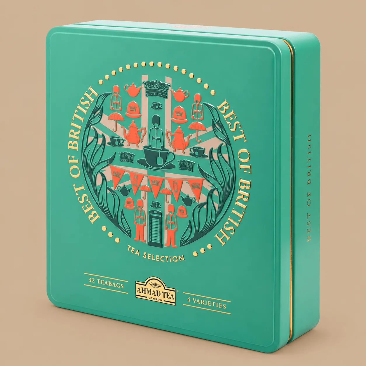 Ahmad Tea Green Crest Tea Selection Caddy 32s: the shop's own photo