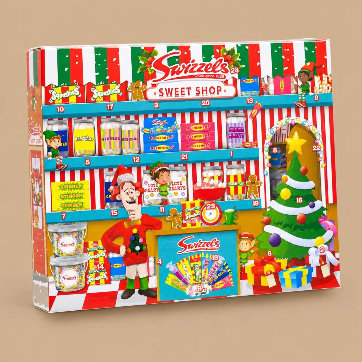 Swizzels Sweet Shop Retro Christmas Advent Calendar: the shop's own photo