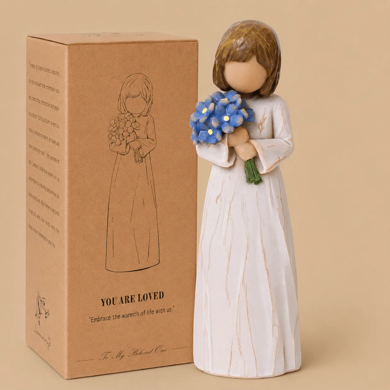 Forget-Me-Not Angel Figurine: the shop's own photo