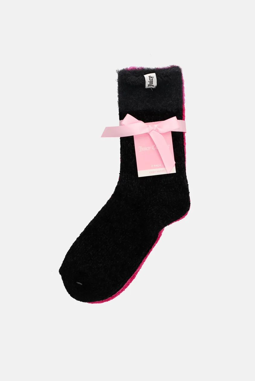 2 Pack Chenille Cosy Socks - ONE / Multi: the shop's own photo