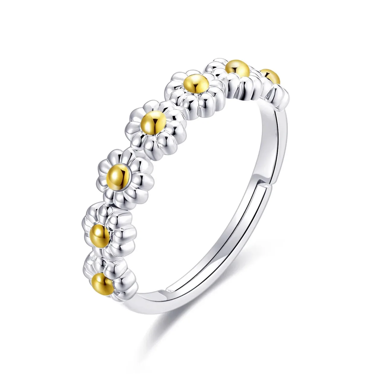 Adjustable Daisy Chain Ring: the shop's own photo