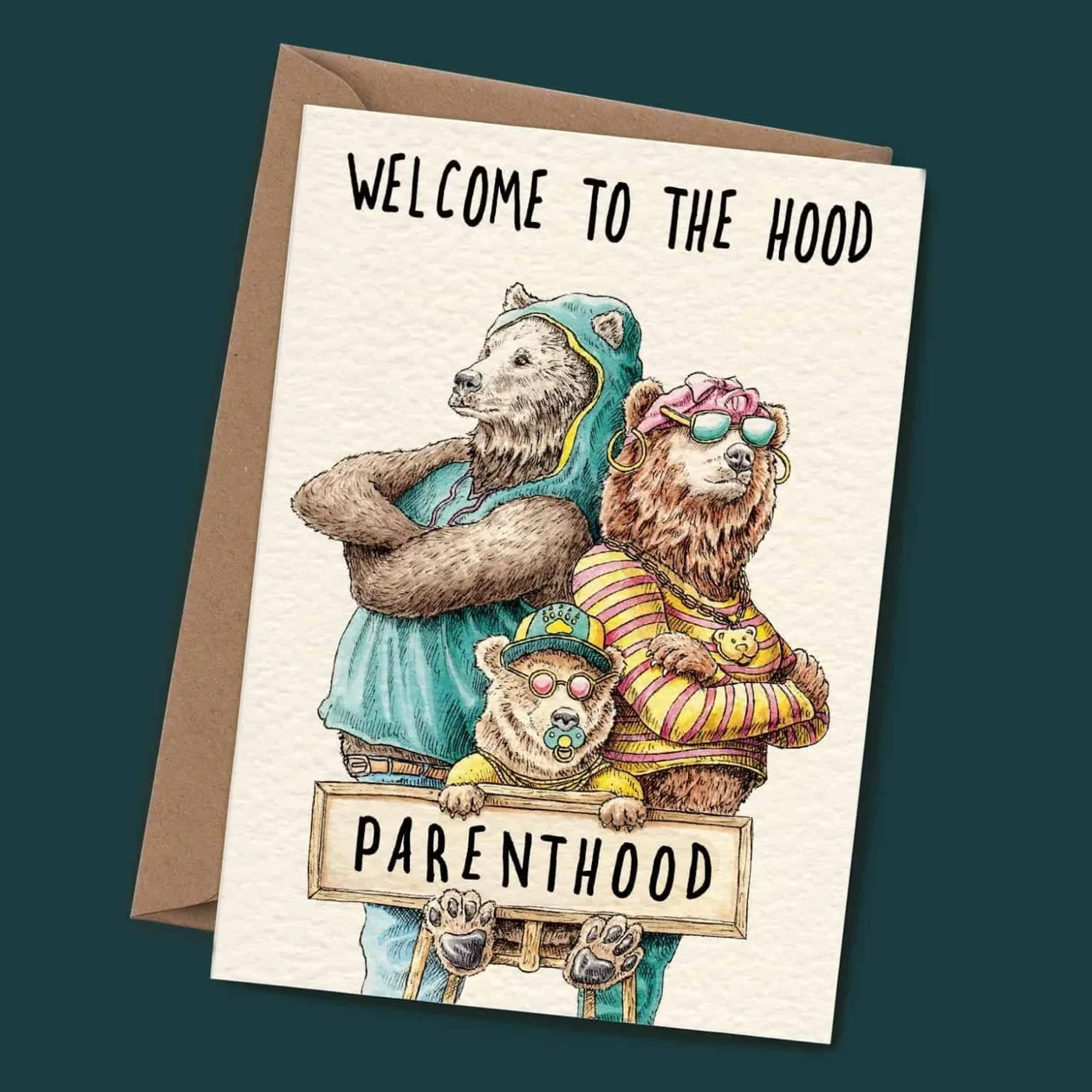 New Baby Card - New Parents Card: the shop's own photo