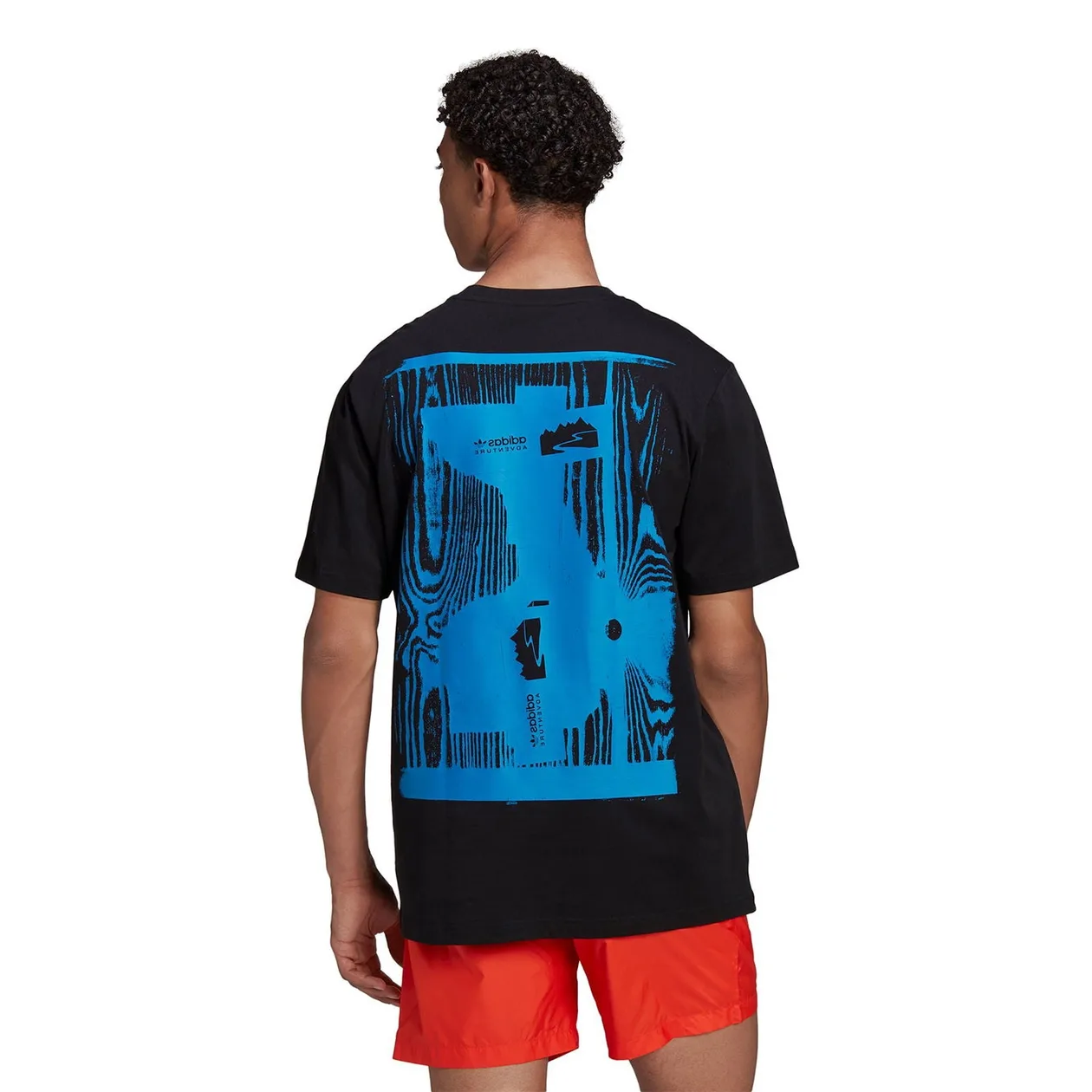 adidas Originals Adventure Woodwave Tee - Black | Size: S: the shop's own photo