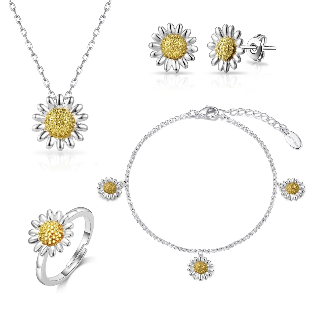 4pc Daisy Bracelet Set: the shop's own photo