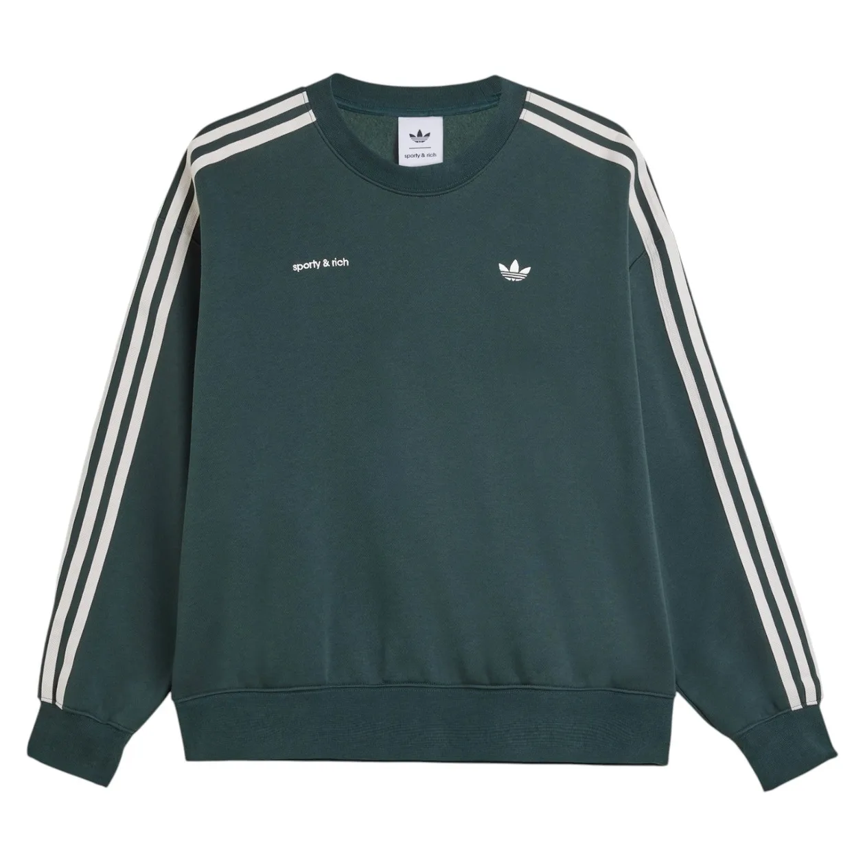 adidas Originals x Sporty & Rich Sweatshirt - Shadow Green | Size: S: the shop's own photo