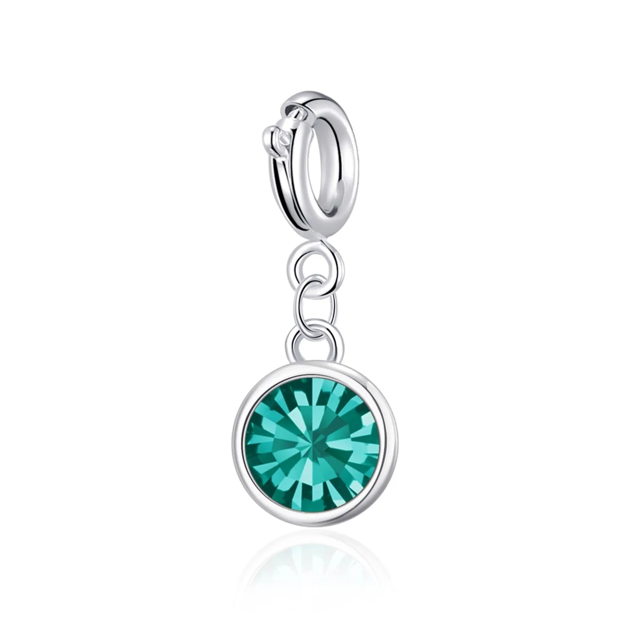 Clip on Birthstone Charms Created with Zircondia® Crystals: the shop's own photo