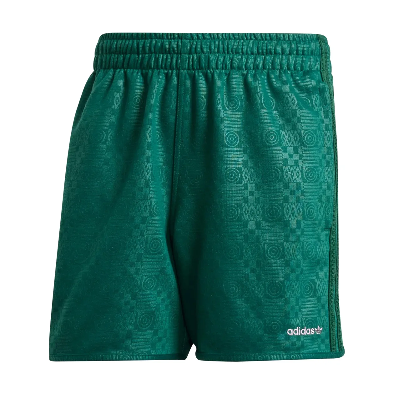 adidas Originals 80s Embossed 3-Stripes Sprinter Shorts - Collegiate Green | Size: 2XL: the shop's own photo