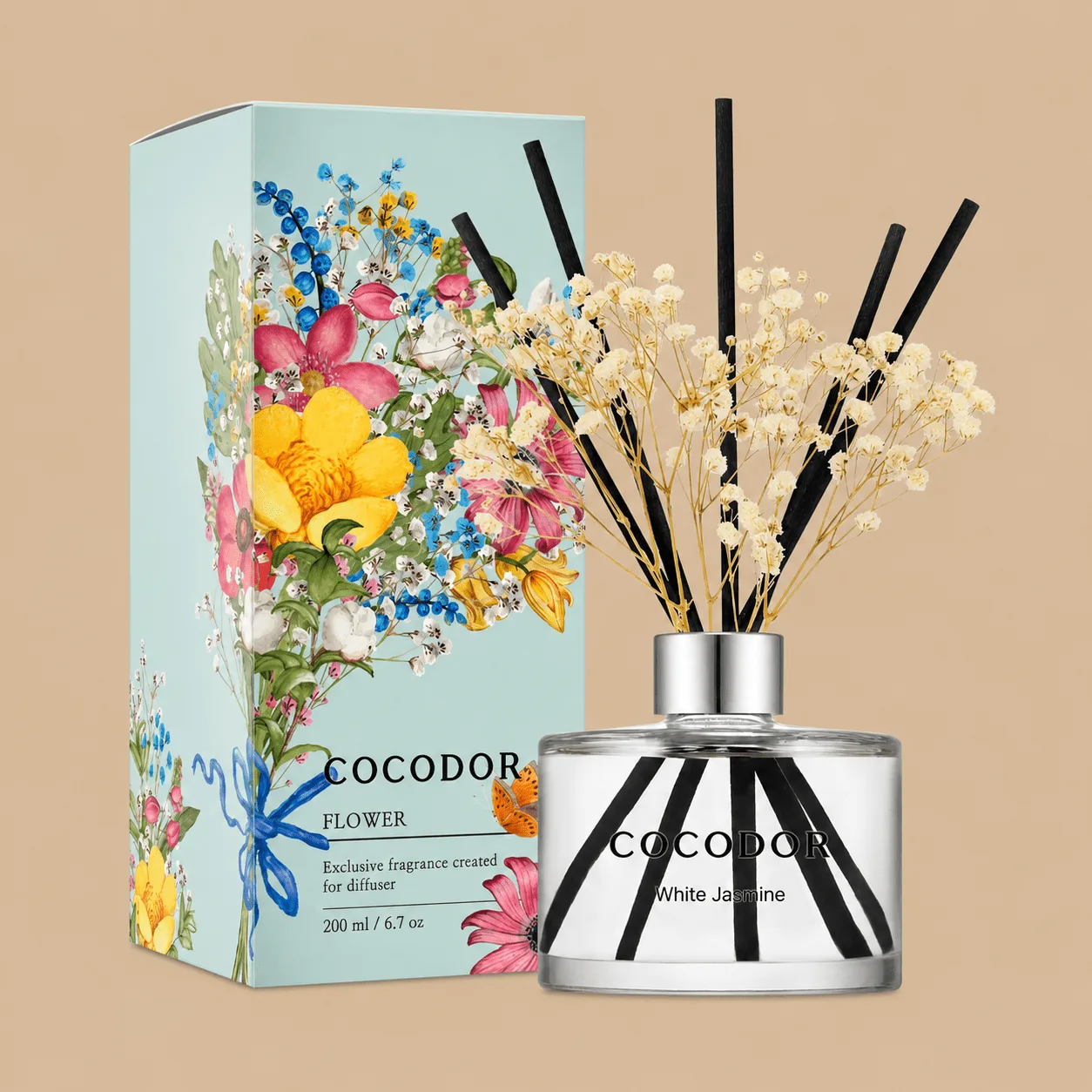 COCODOR White Jasmine Reed Diffuser: the shop's own photo