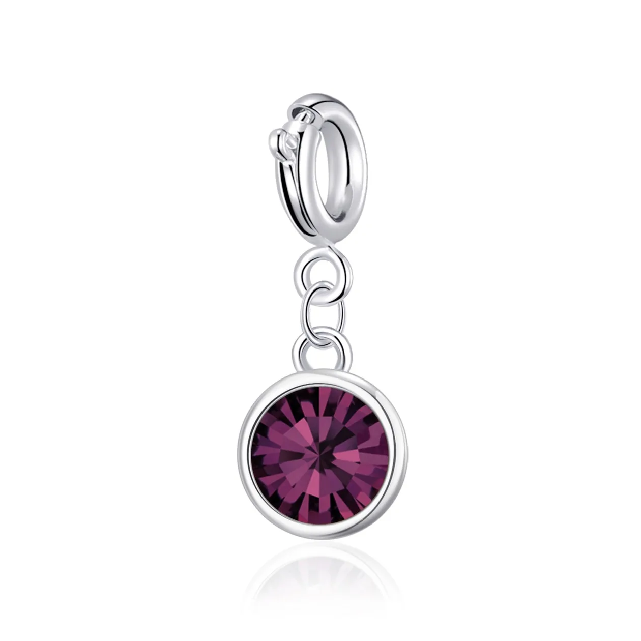 Clip on Birthstone Charms Created with Zircondia® Crystals - June: the shop's own photo
