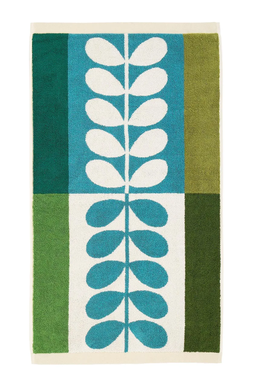 Orla Kiely Stem Check Willow Towels - 70x125cm: the shop's own photo