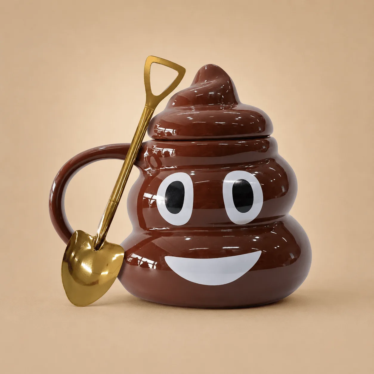 Poop Emoji Novelty Mug: the shop's own photo