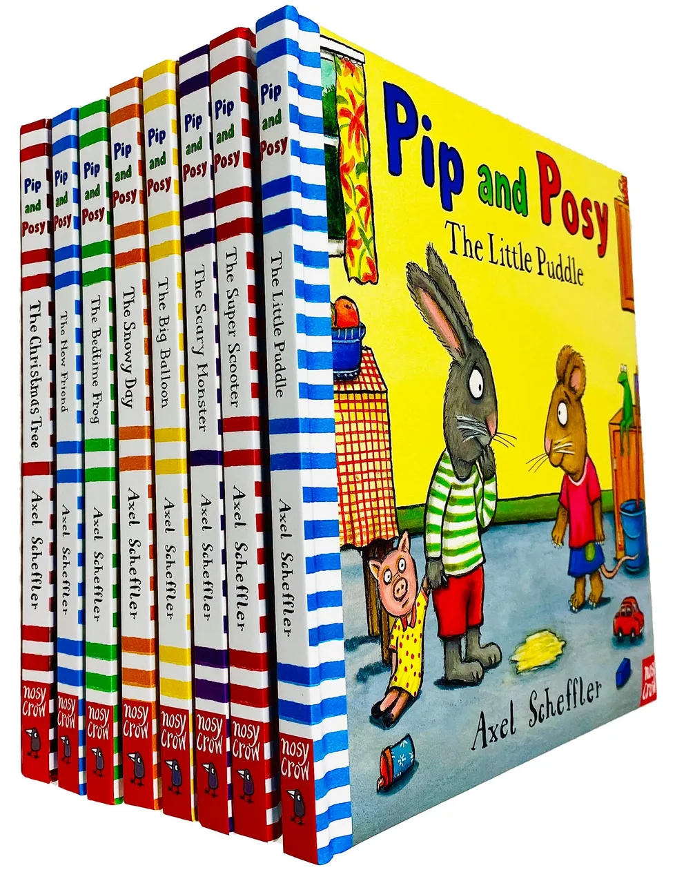 Pip and Posy 8 Books Collection Set by Axel Scheffler - Nosy Crow Hardback - Ages 2-5 - Friendship & Sharing Stories for Toddlers: the shop's own photo