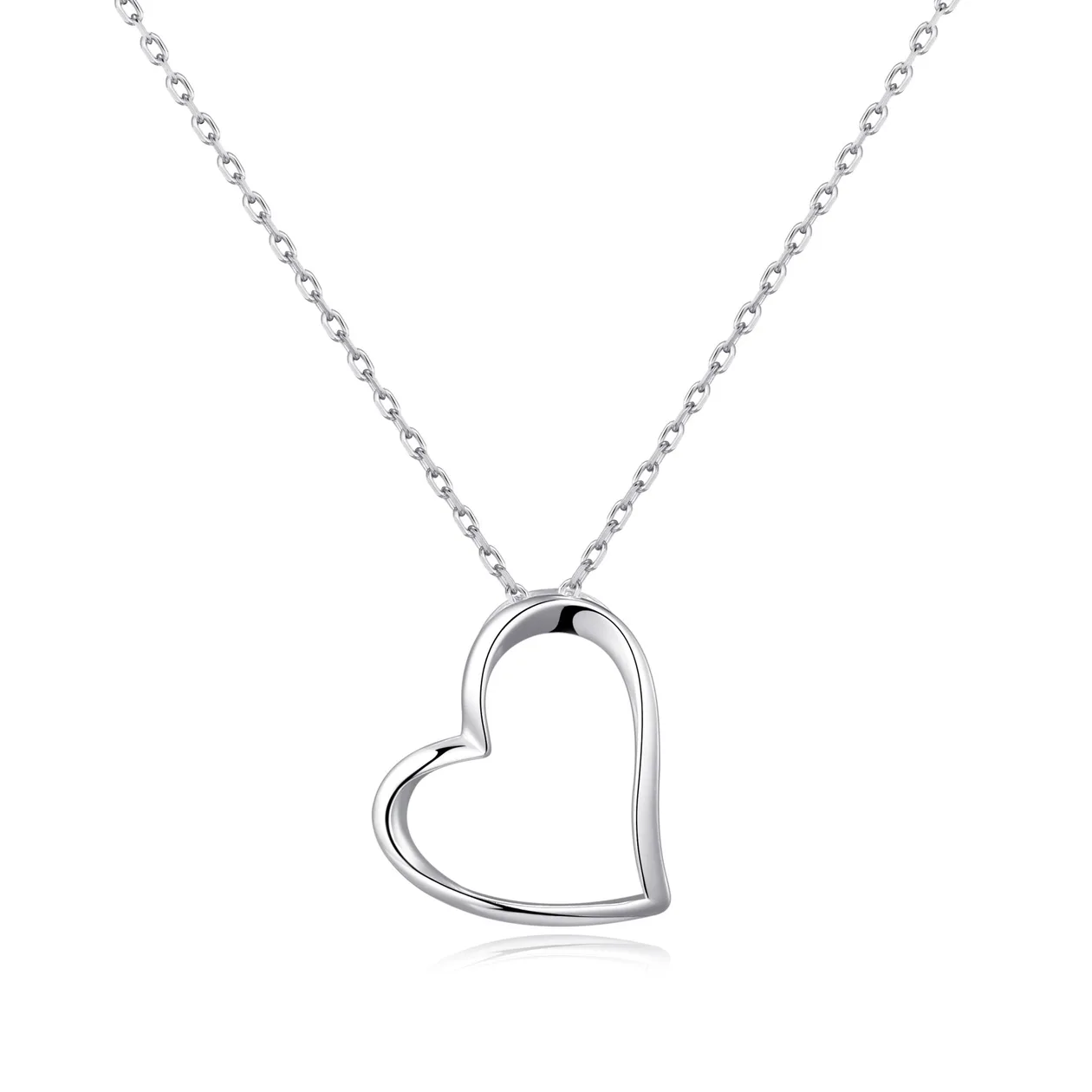 Sterling Silver Heart Pendant Necklace: the shop's own photo