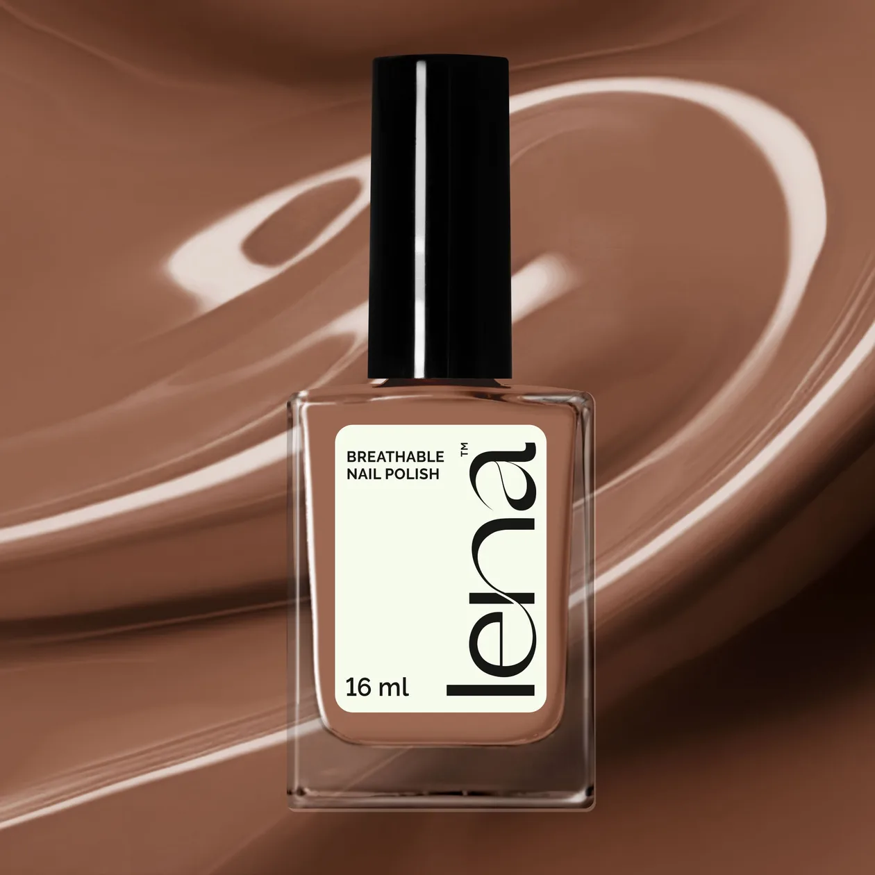 LENA Breathable Nail Polish - Keep Yourself Brown-ded - LE297: the shop's own photo