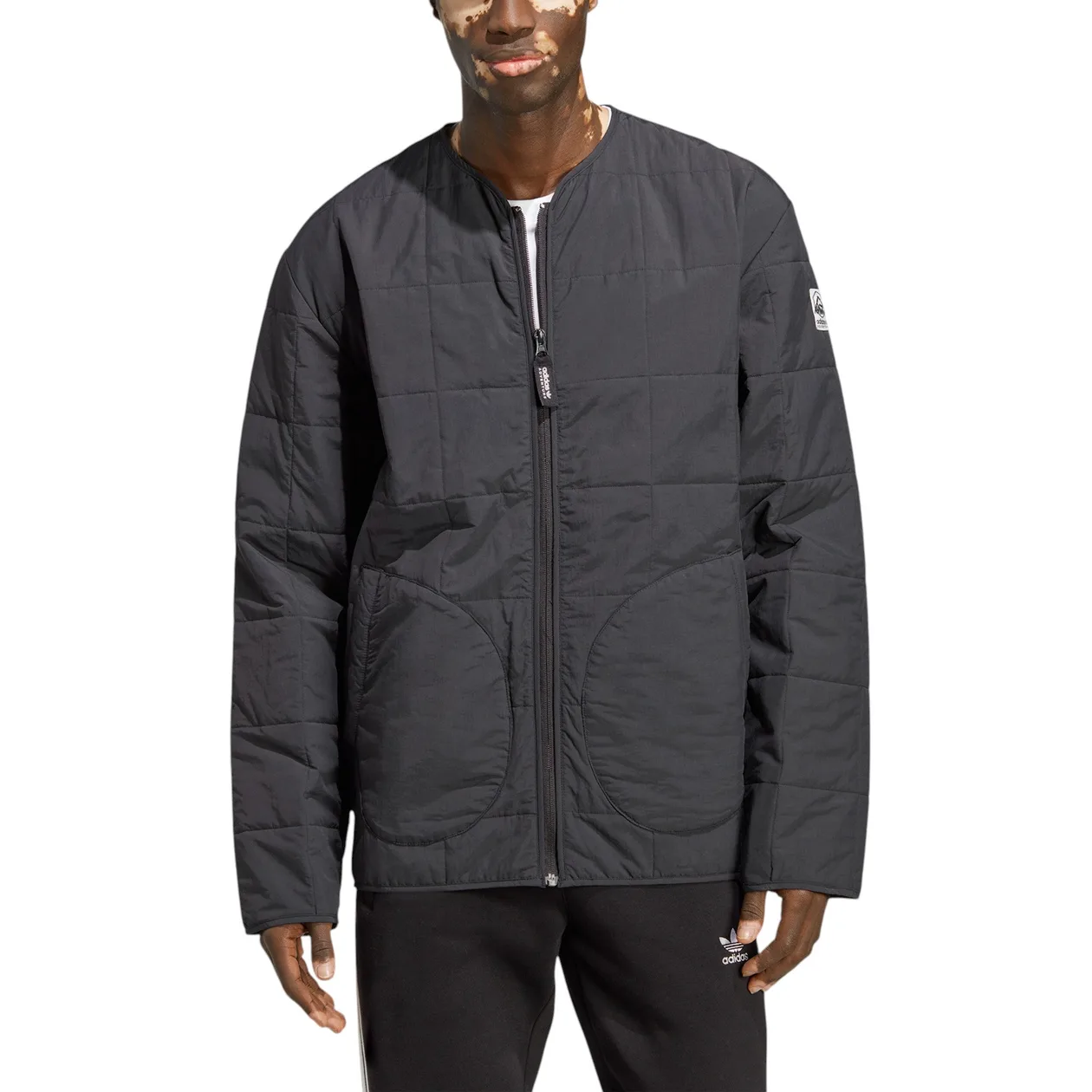 adidas Originals ADV FC Quilited Liner Jacket - Black | Size: M: the shop's own photo