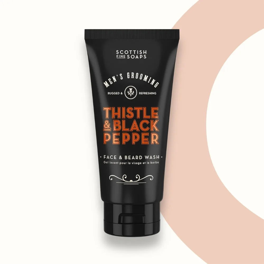 Thistle & Black Pepper Face & Beard Wash 150ml: the shop's own photo