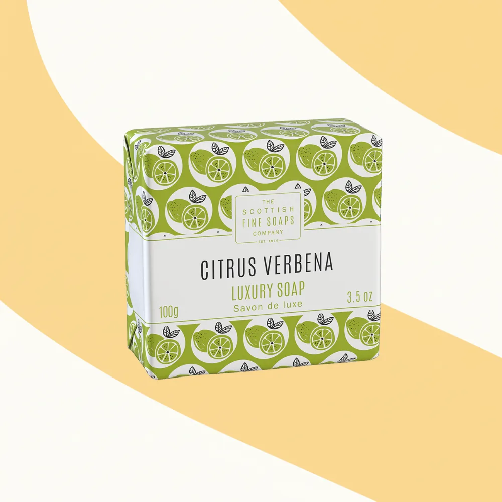 Citrus Verbena Luxury Wrapped Soap - 100g: the shop's own photo
