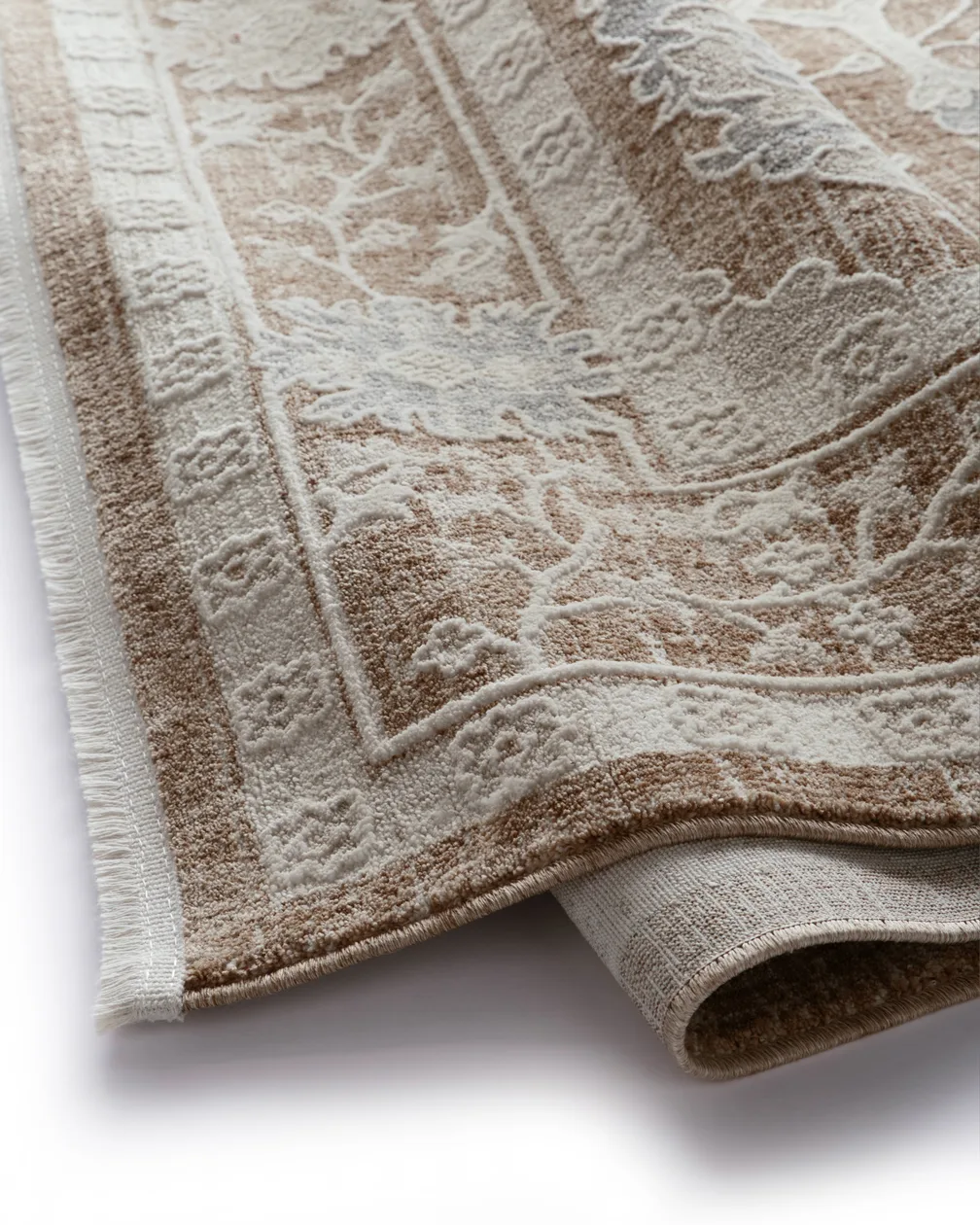 Opulent Seraphina Botanical Motif Rug - Opulent Seraphina - beige / 160X230: the shop's own photo